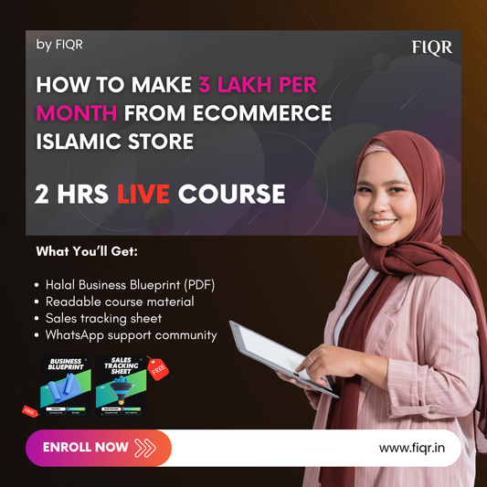 How to make 3 lakh per month sales in an Islamic Brand, 2 Hrs Live webinar, FREE E-books